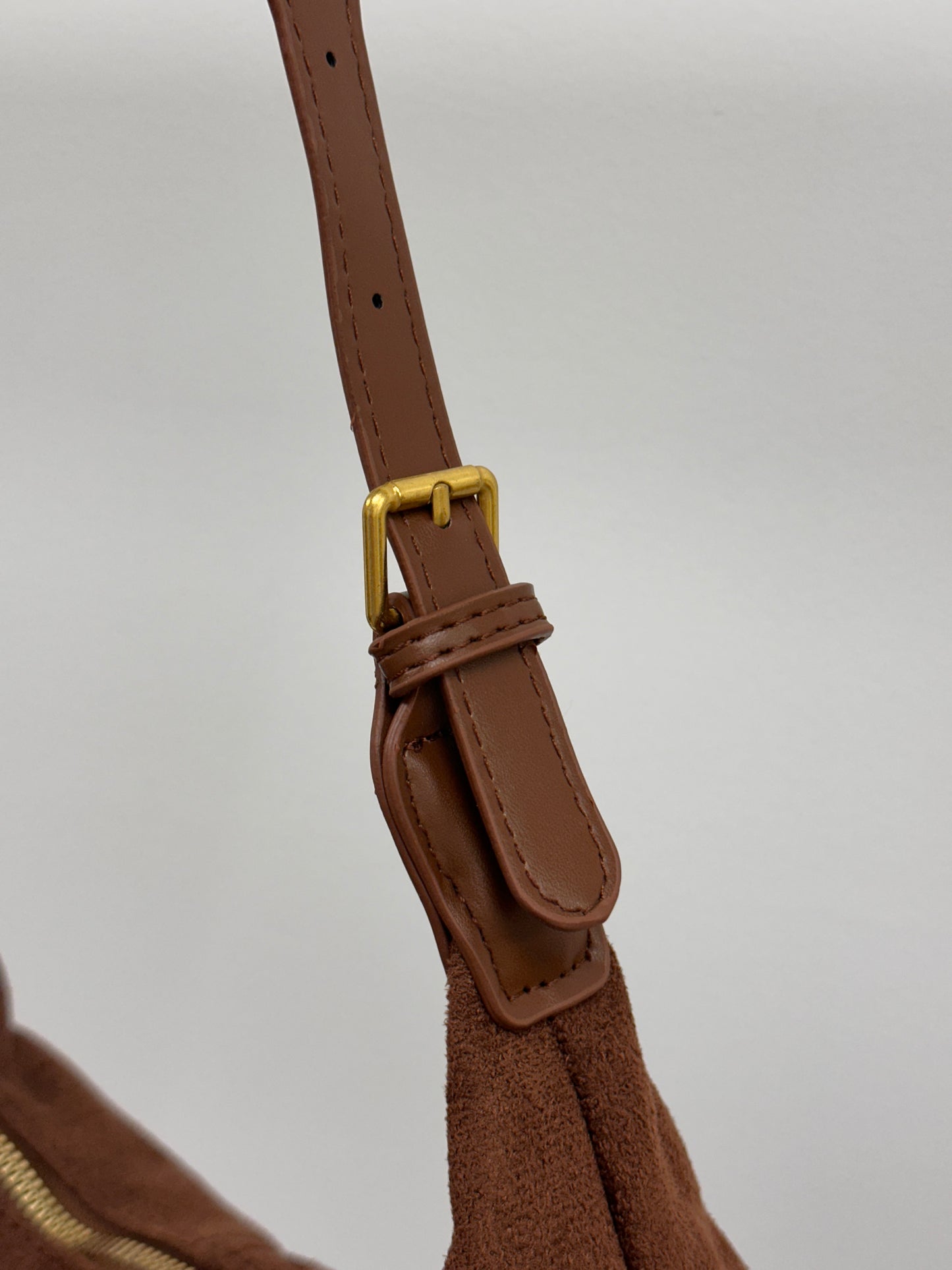 Suede Shoulder Bag