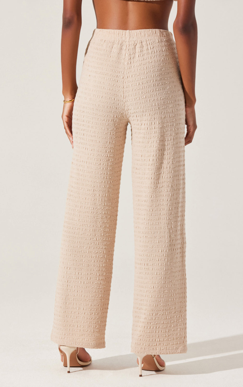 Keir Textured Pants Natural