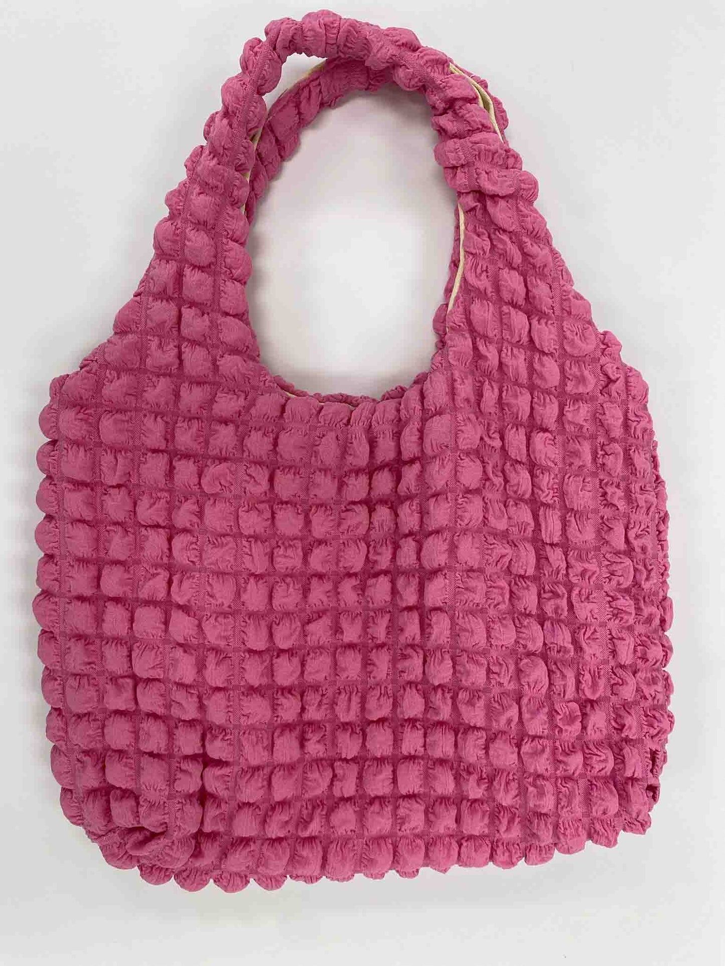 Bubble Fabric Shoulder Bag