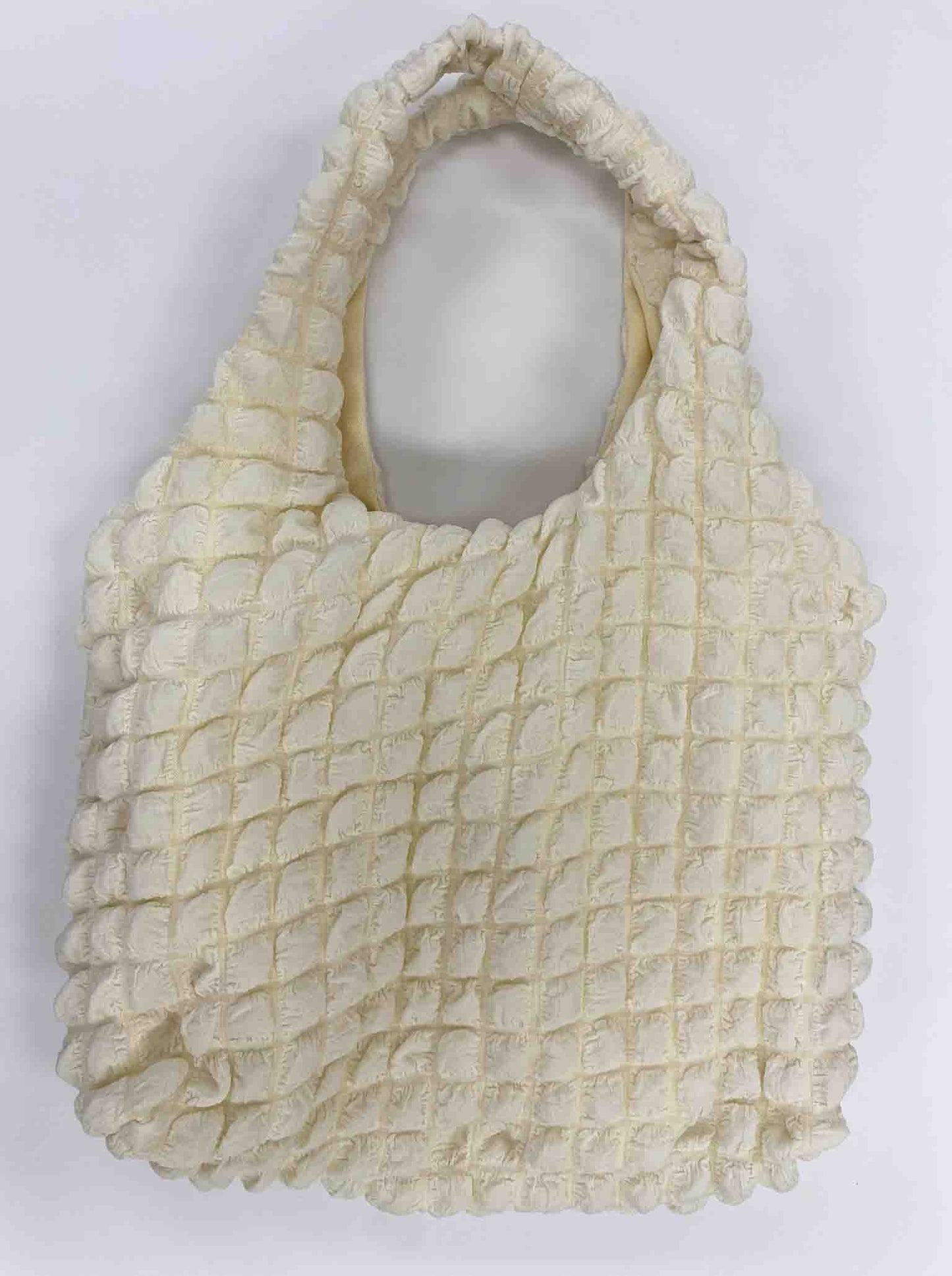Bubble Fabric Shoulder Bag