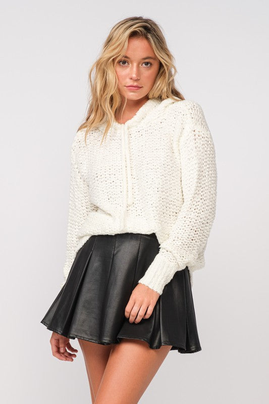 Chunky Knit Hoody
