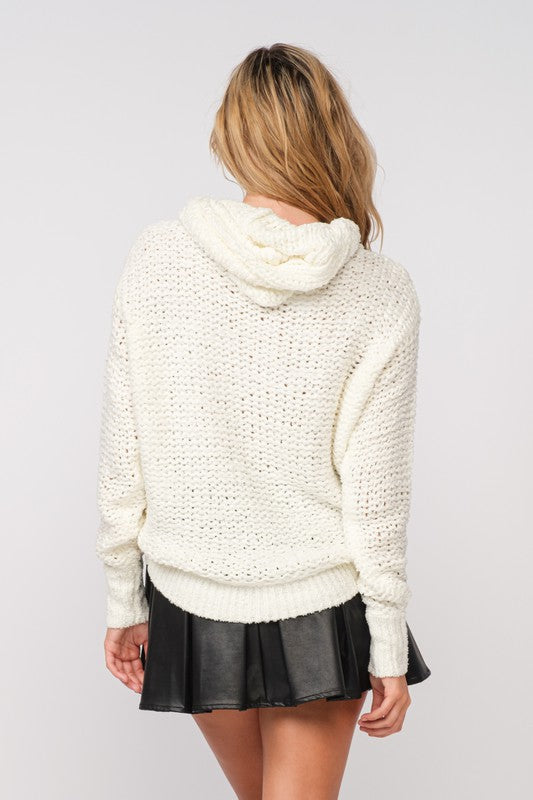 Chunky Knit Hoody