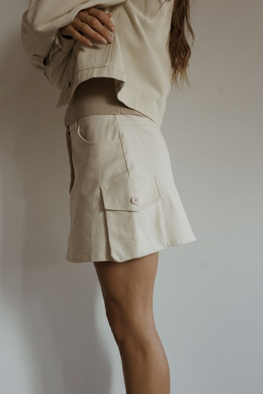 Jacq Cargo Skirt