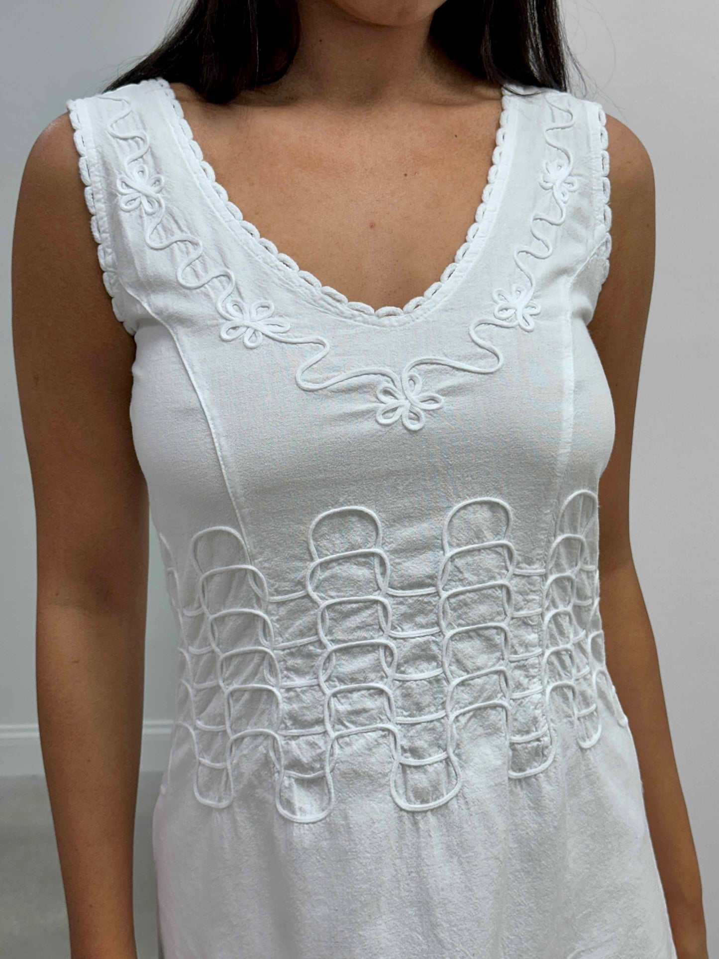 Kate Embroidered Mini Dres