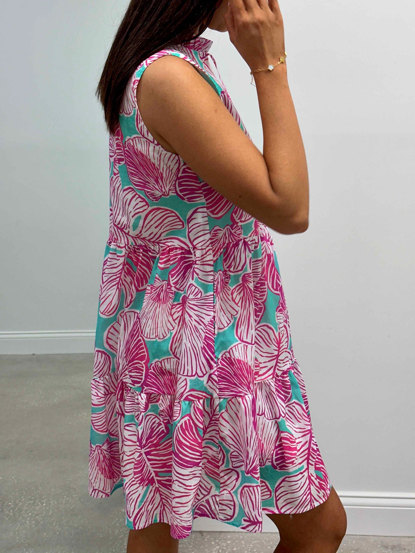 Mirabel Sleeveless Tiered Dress