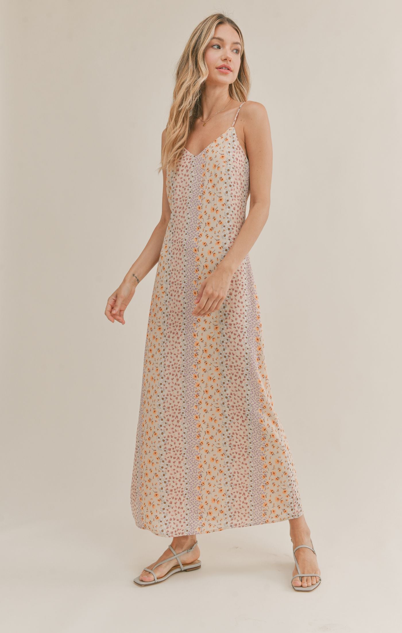 Montauk Sunrise Floral Maxi Dress