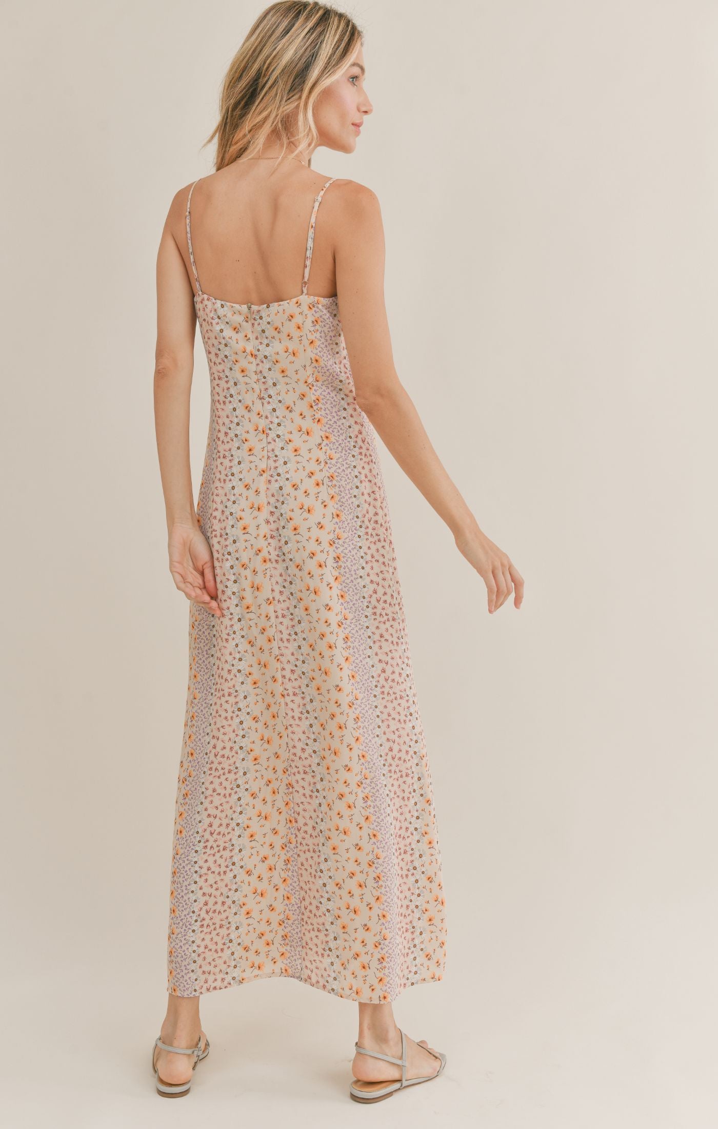 Montauk Sunrise Floral Maxi Dress