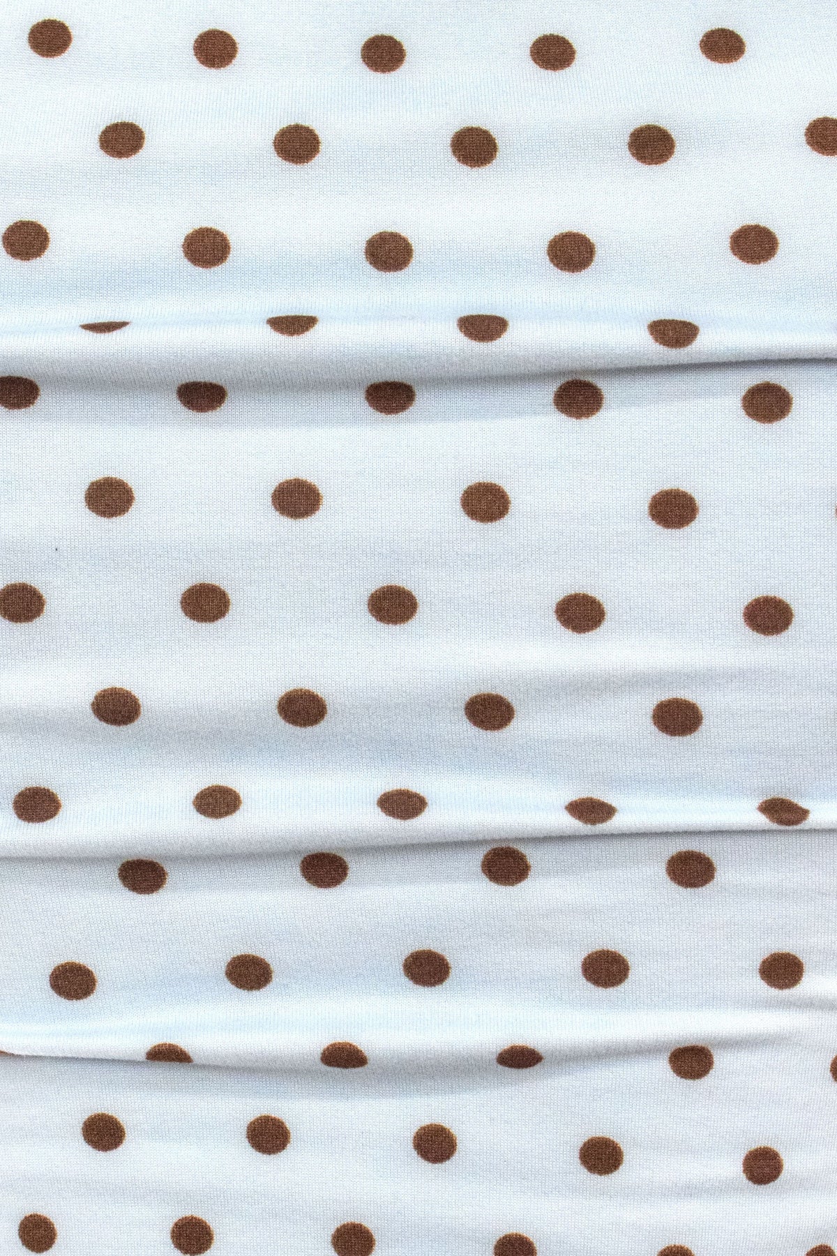 Strapless Polka Dot Crop Top