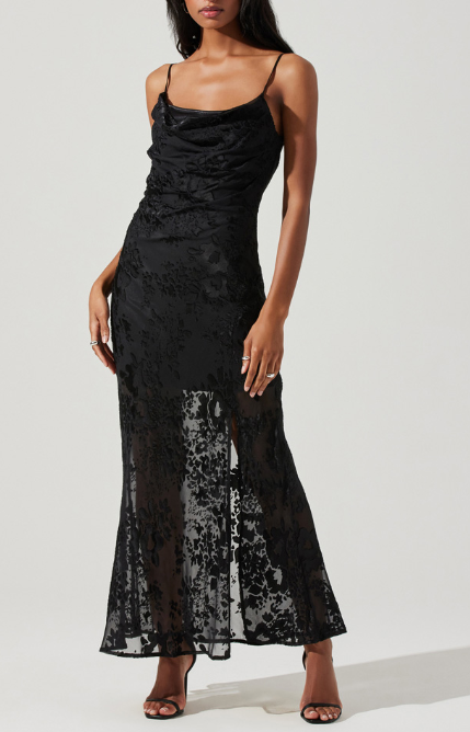 Aubrielle Burn Out Maxi Dress