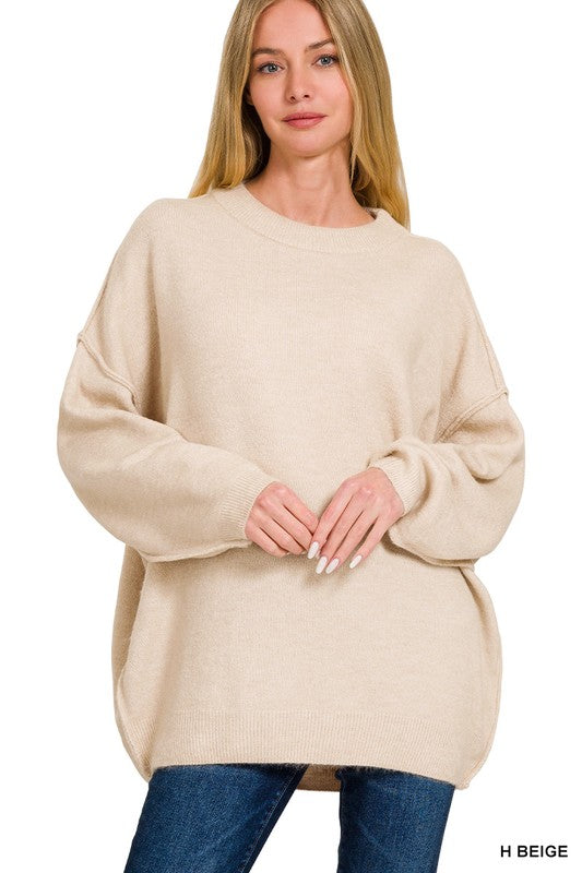 Oversized Melange Sweater