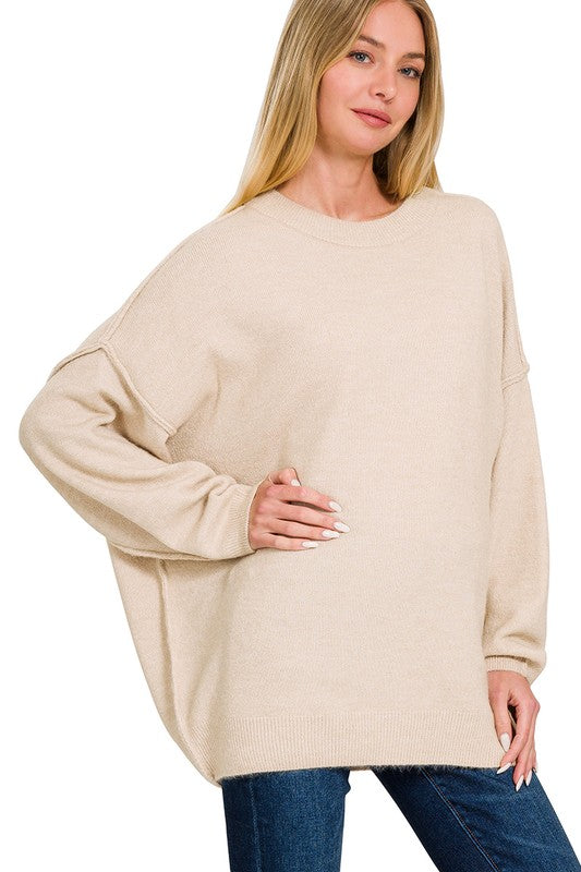 Oversized Melange Sweater
