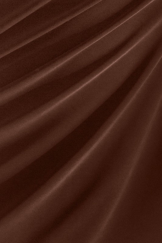 Ruffle Long Sleeve Mini Dress