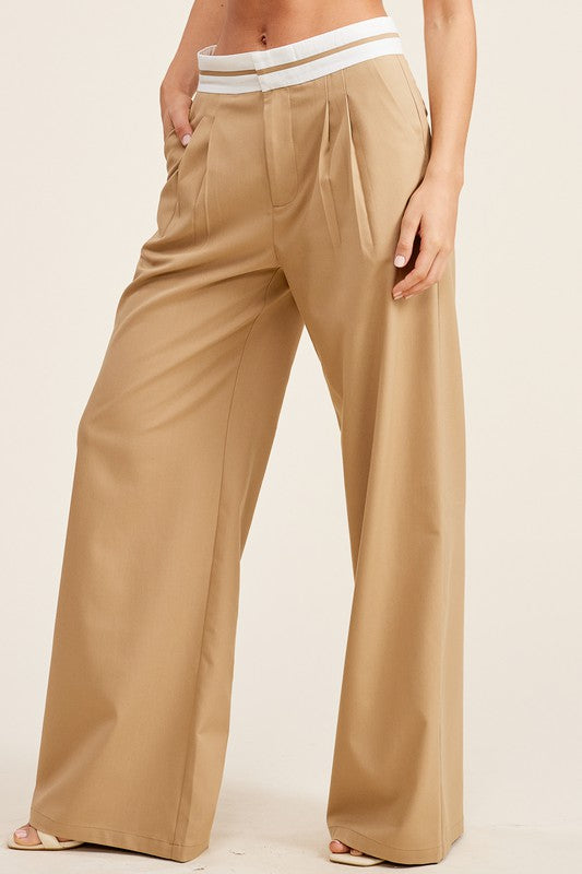 Taurus Contrast Waistband Pants