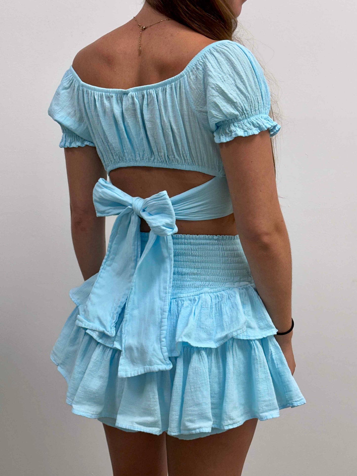 Lola Ruffle Elastic Skirt