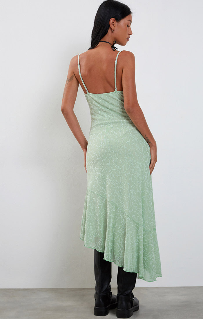 Kavala Sage Asymmetrical Midi Dress