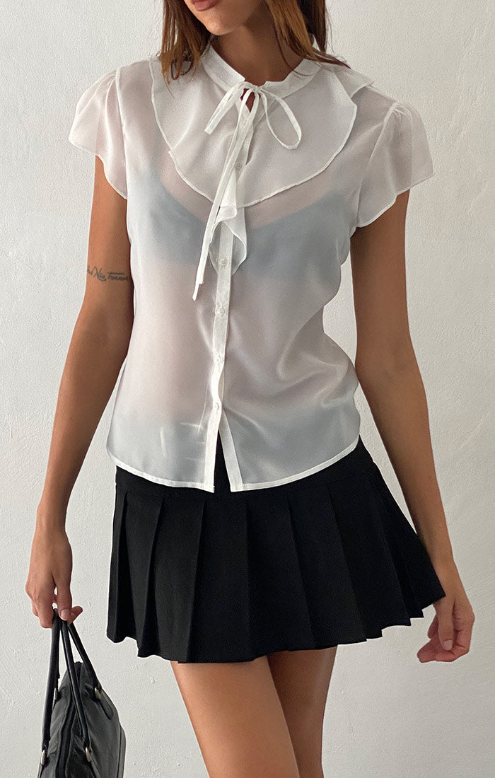 Lada Tie Detail Blouse