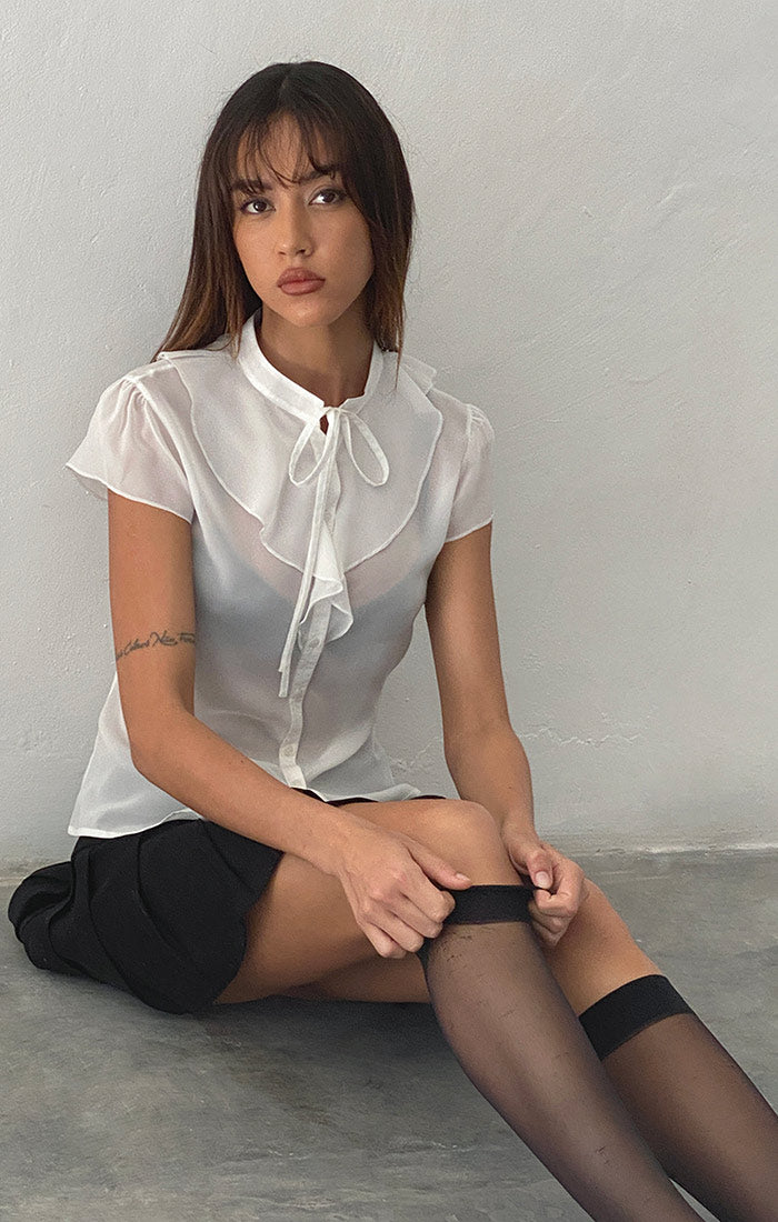 Lada Tie Detail Blouse