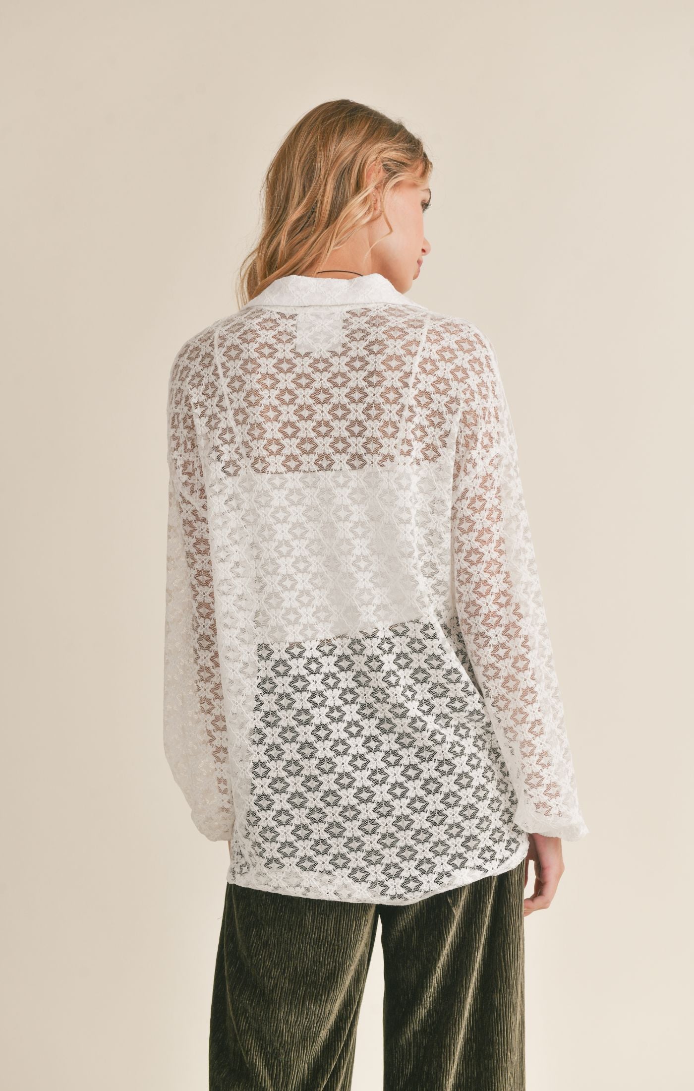 Special Moment Lace Shirt