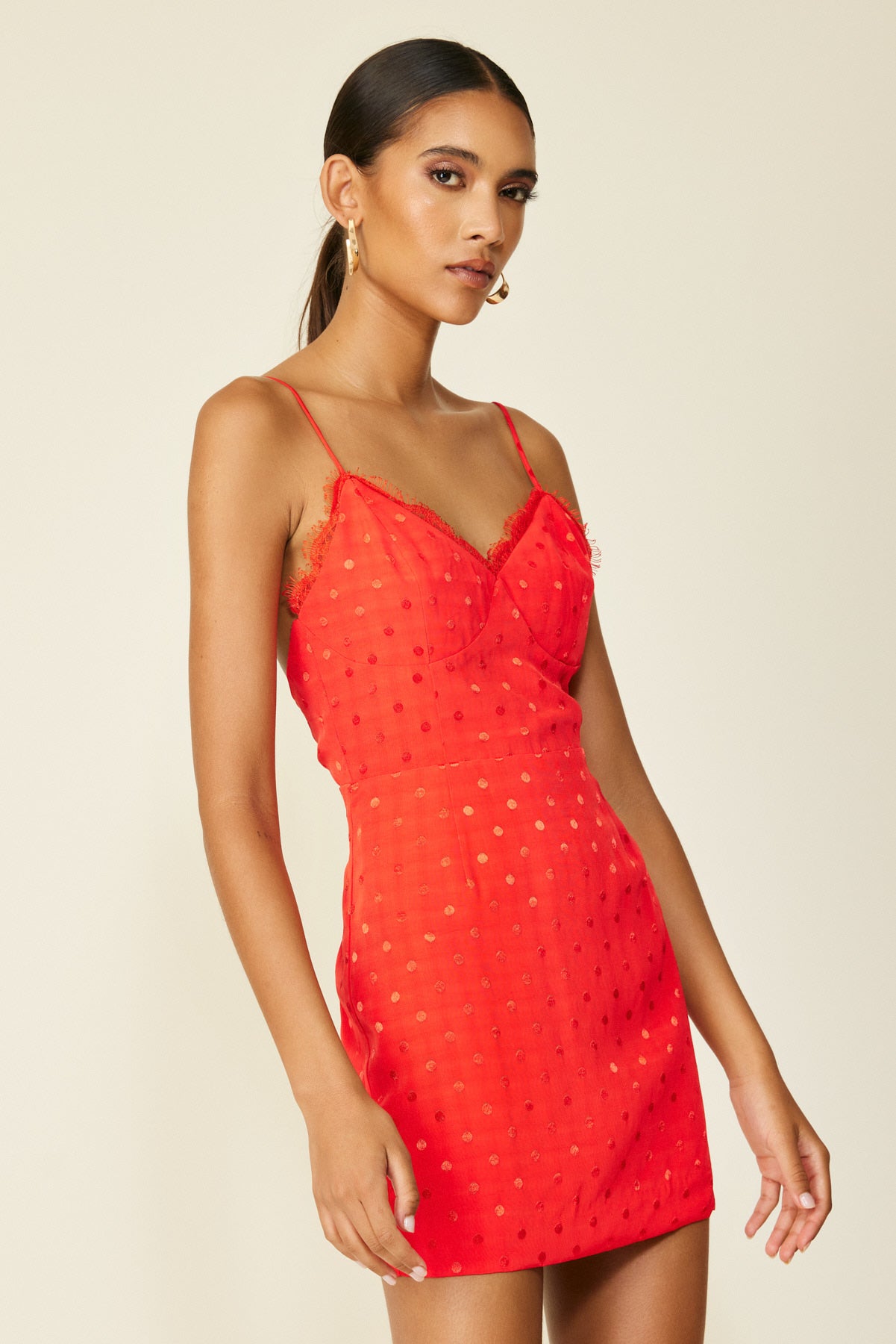 Tamarindo Polka Dot Mini Dress