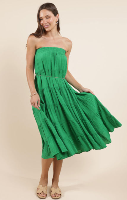 Socialize Tiered Maxi Skirt