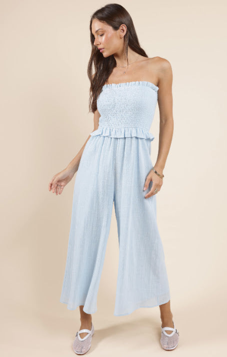 So Cal Smocked Bodice Jumpsuit
