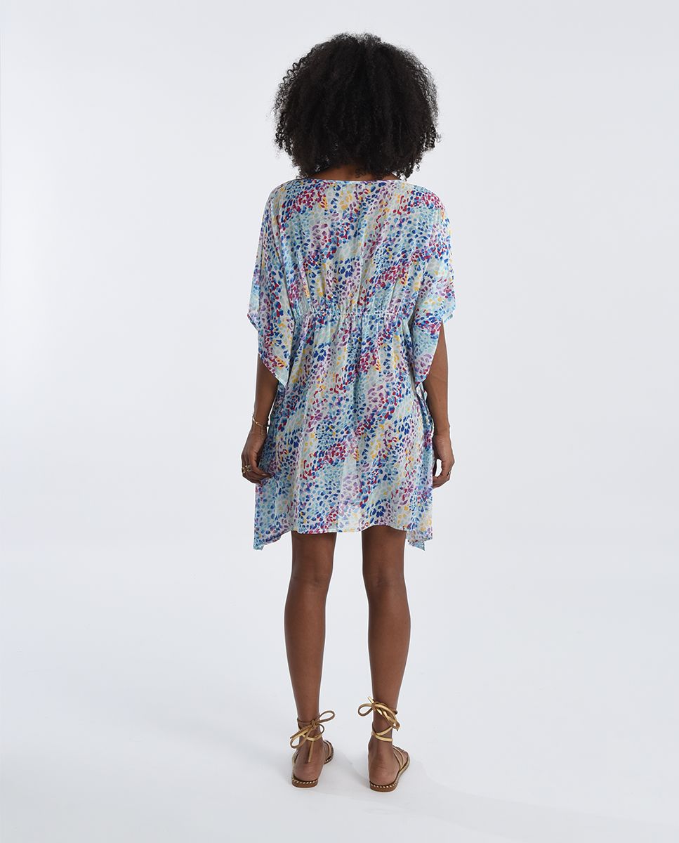 Printed Tunic Cover-up Dress