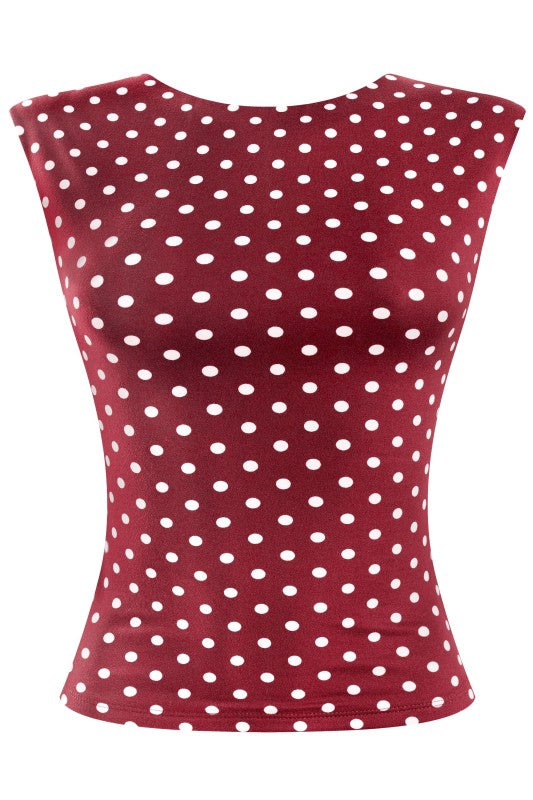Sienna Polka Dot Top