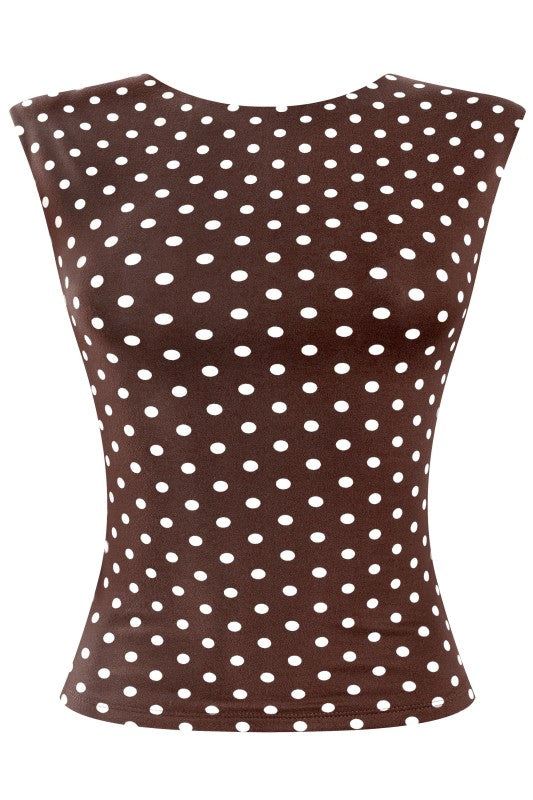 Sienna Polka Dot Top