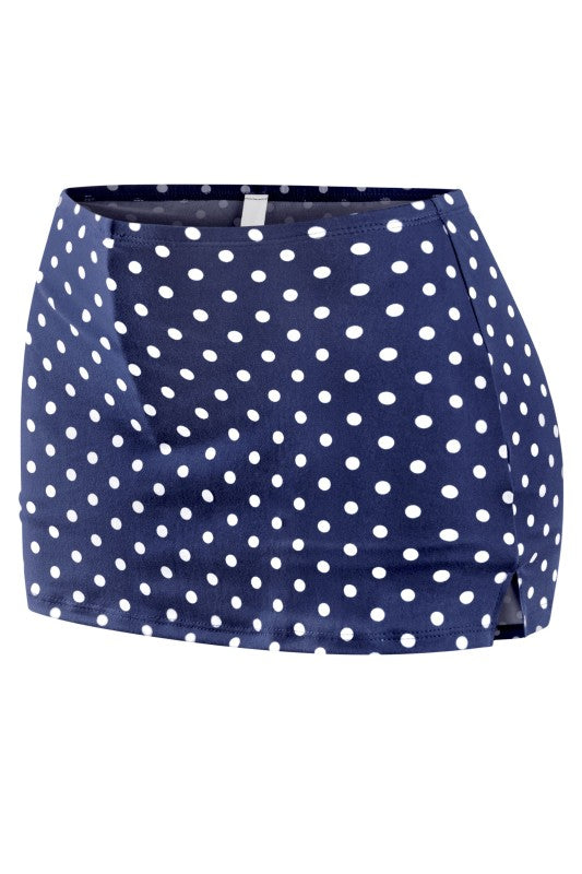Raven Polka Dot Skort