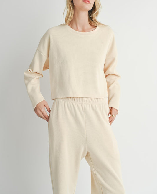 Relaxed Stay Crewneck Knit Top