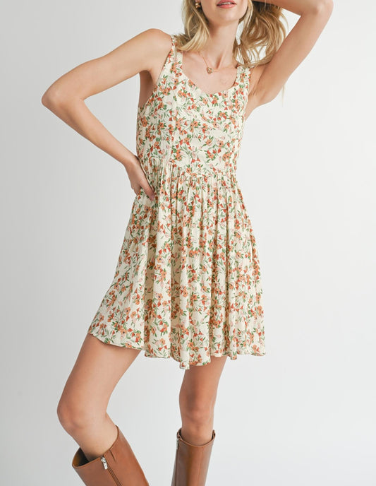 Slow Travels Princess Seam Mini Dress