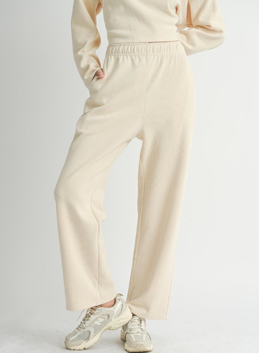 Relaxed Stay Wide Leg Sweatpants