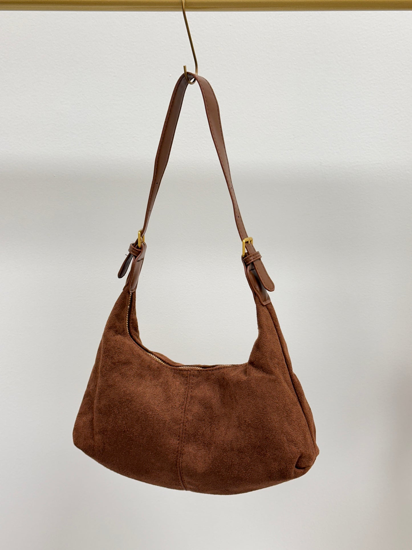 Suede Shoulder Bag