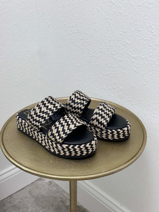 Borderline Striped Sandals