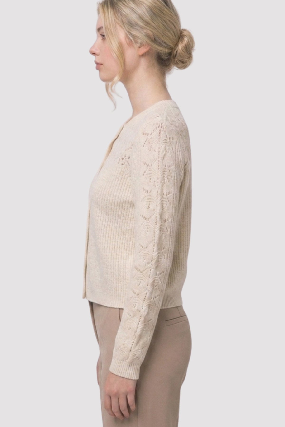 Pointelle Cardigan