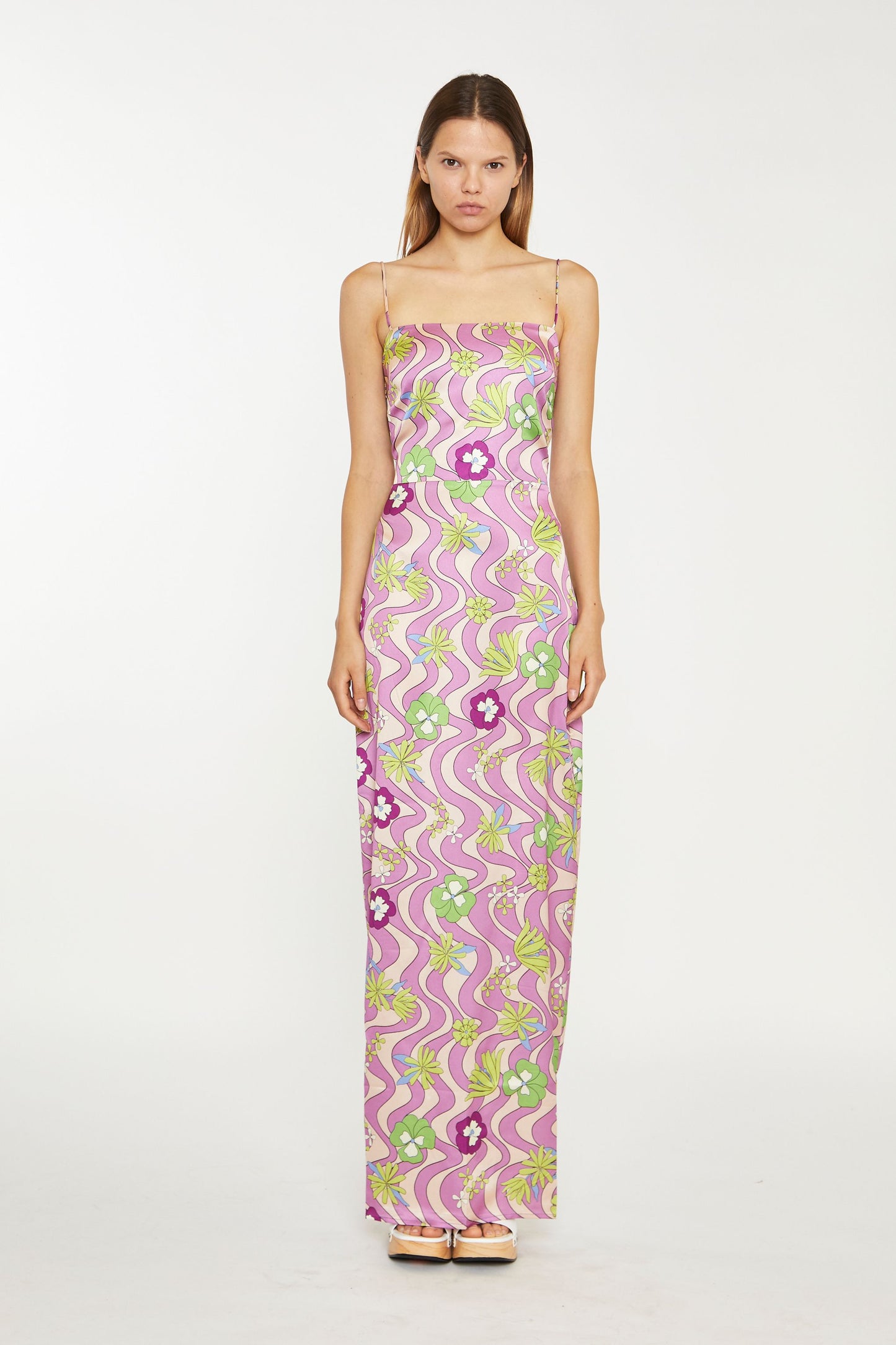 Purple Swirl Maxi Dress