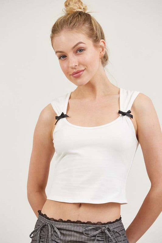 Bow Detail Tank Top