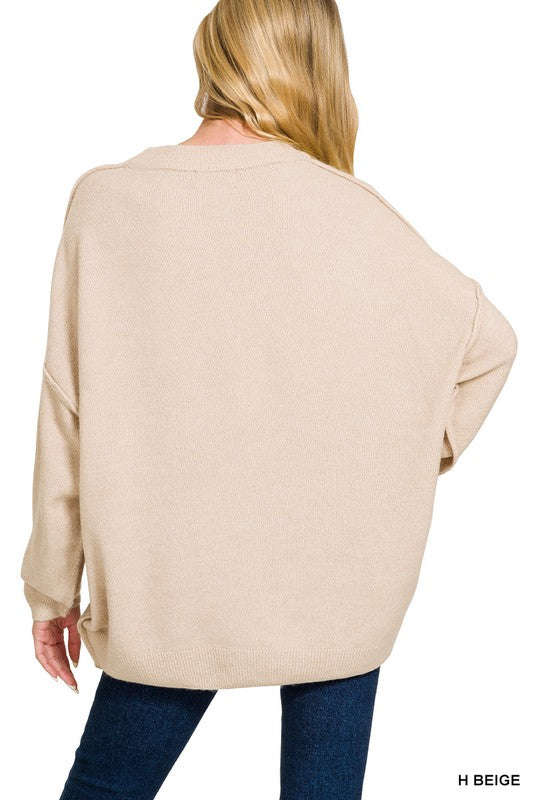 Oversized Melange Sweater