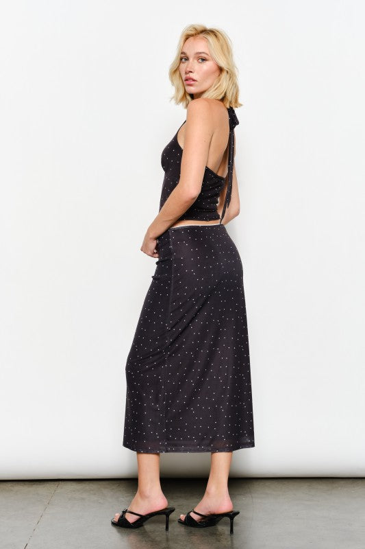 Polka Dot Halter Top