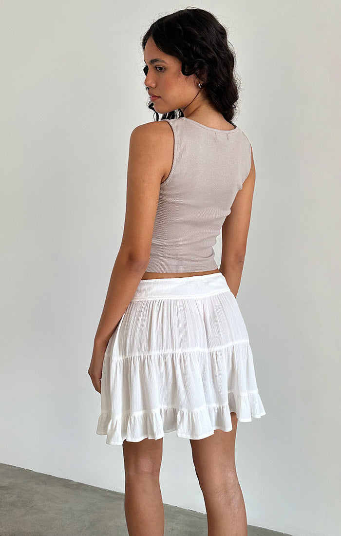 Dacita Tiered Mini Skirt