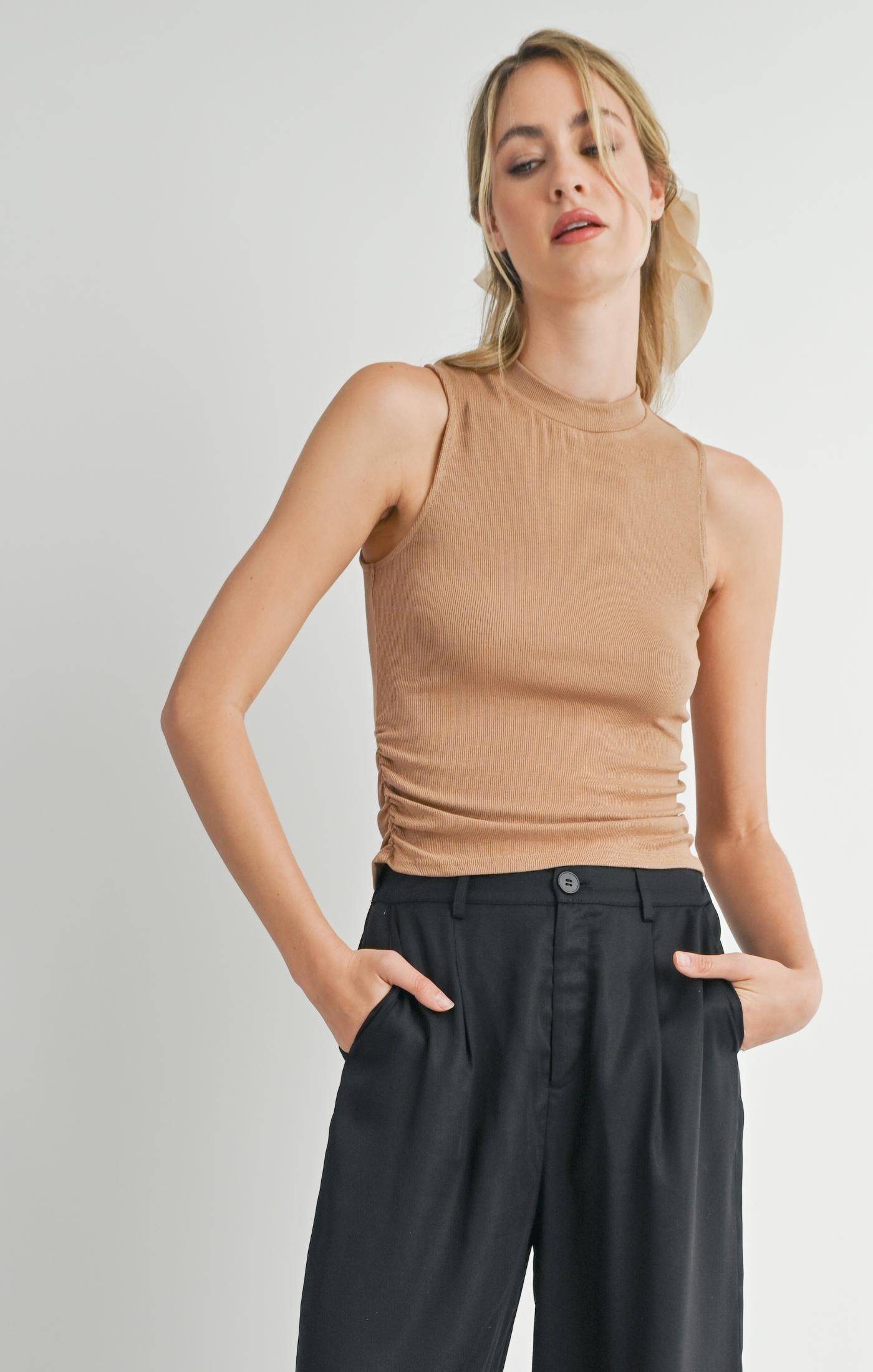 Ronan Mock Neck Knit Top