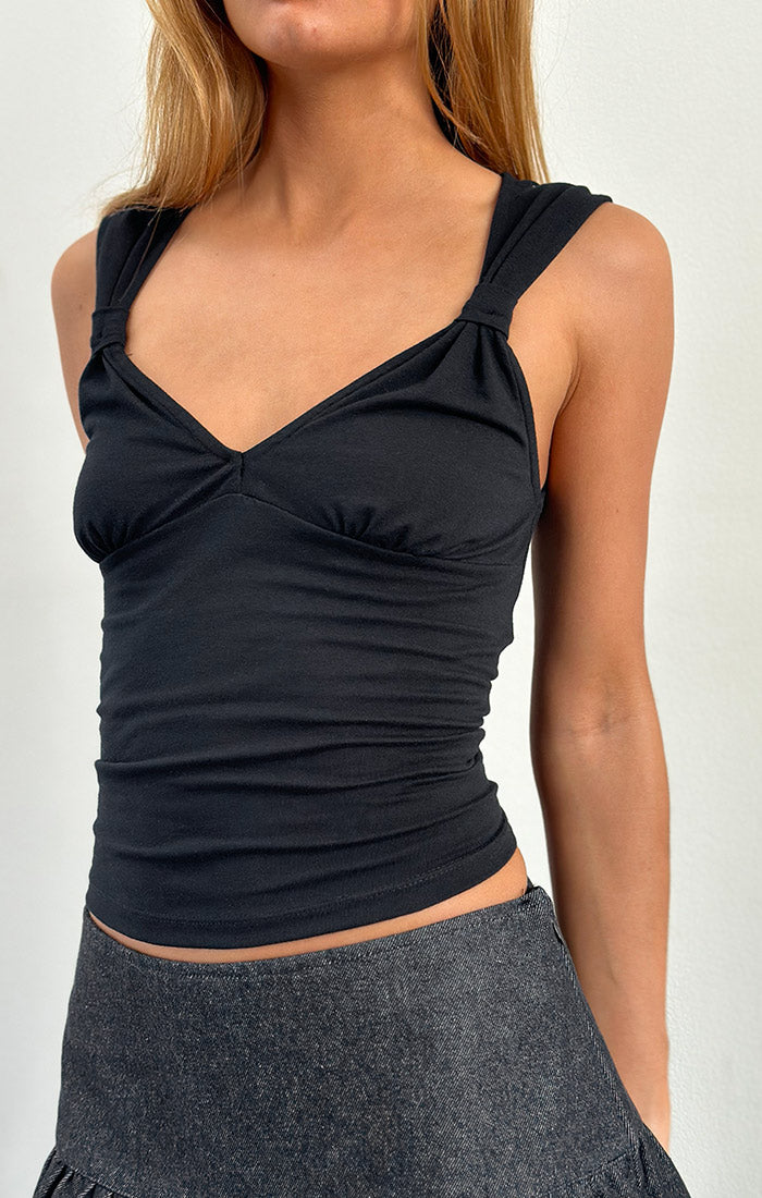 Mantha Knot Shoulder Top