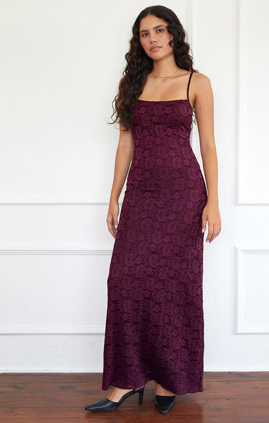 Darsih Paisley Lace Maxi Dress