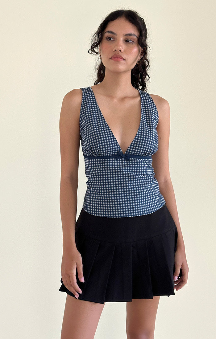 Vishata Gingham Top