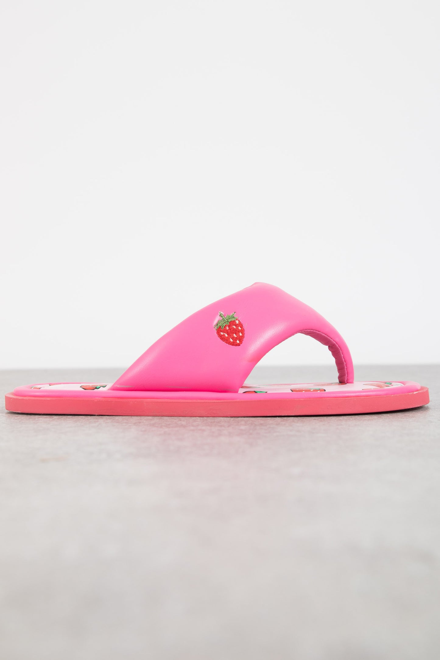 Strawberry Detail Sandal Pink